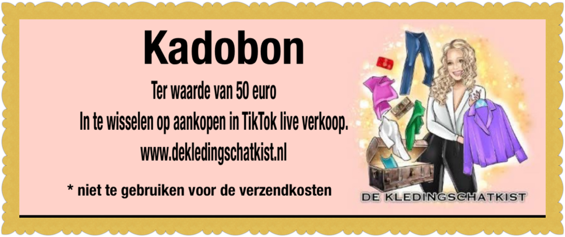De kledingschatkist kadobon