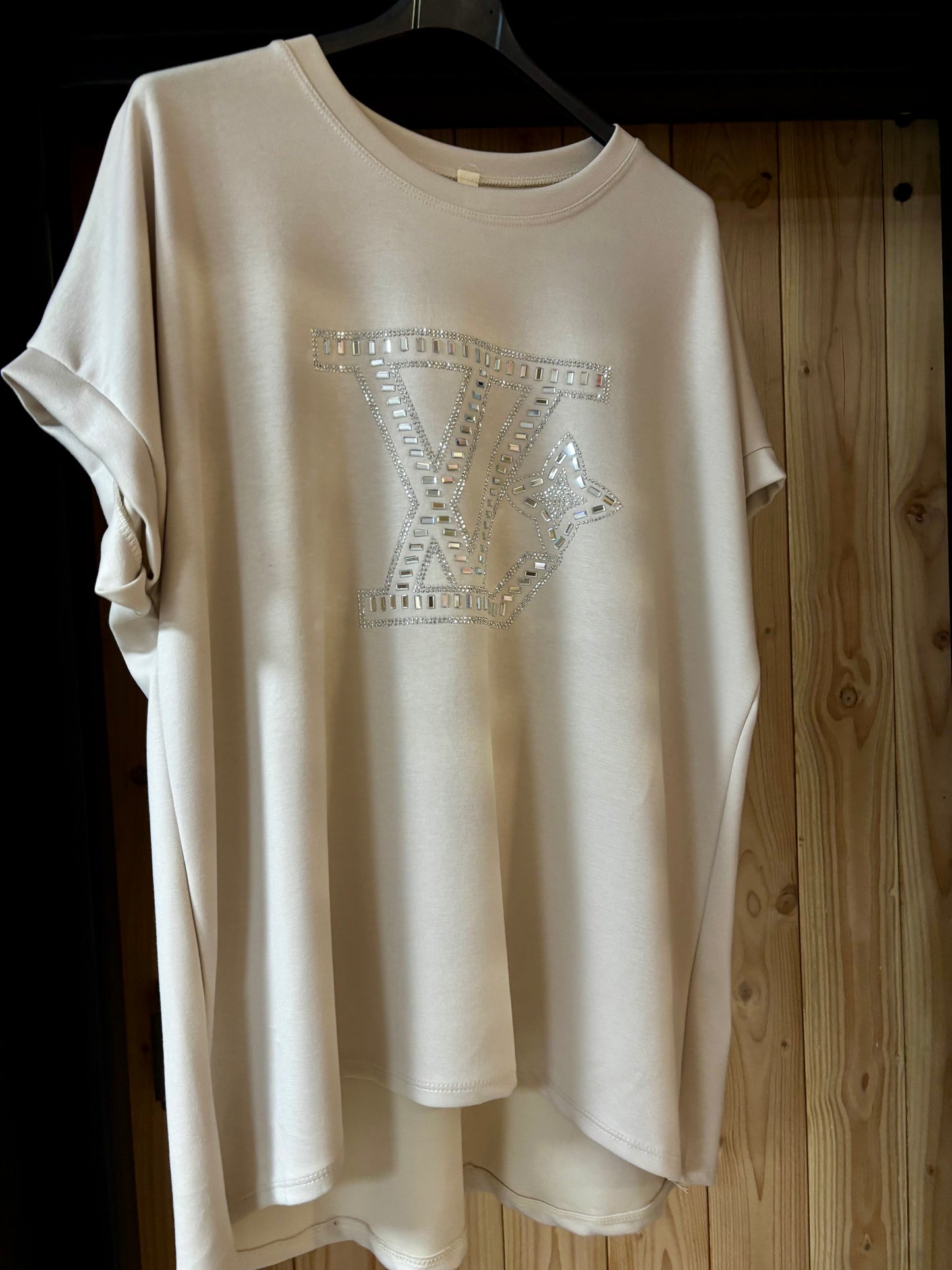 Over sized shirt L&V in twee kleuren