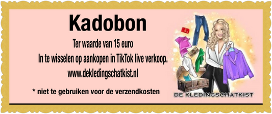De kledingschatkist kadobon